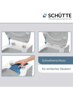 WC-Sitz mit Absenkautomatik in Anthrazit