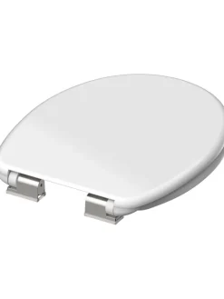 WC-Sitz mit Absenkautomatik in Weiß