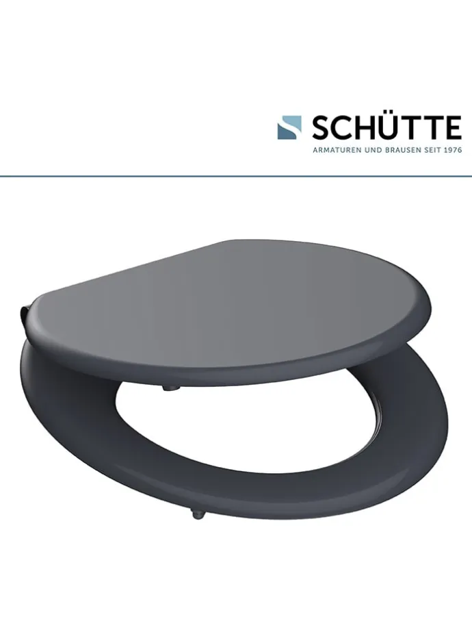 WC-Sitz mit Absenkautomatik "Spirit" in Anthrazit