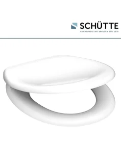 WC-Sitz mit Absenkautomatik in Weiß