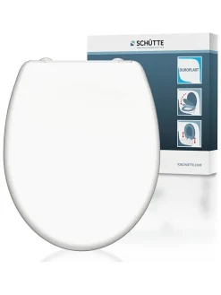 WC-Sitz mit Absenkautomatik in Weiß