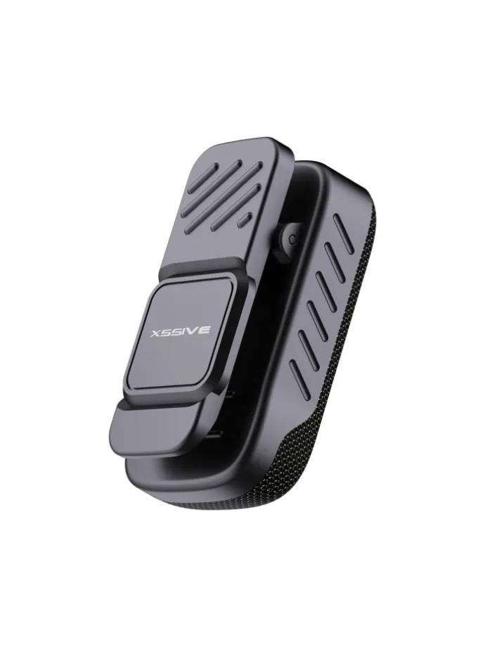 Wearable Speaker mit Magnetclip Schwarz in Schwarz