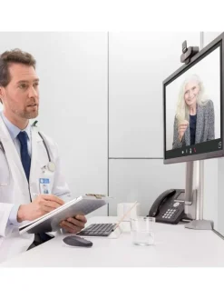 Webcam BRIO Kristallklare Videokonferenzen in 4K mit intelligenter in Schwarz