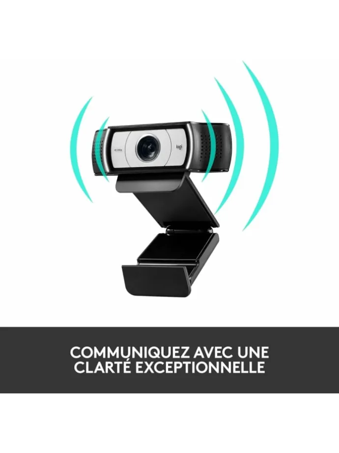 Webcam C930e für gestochen scharfe Full HD 1080p Videokonferenzen in Schwarz