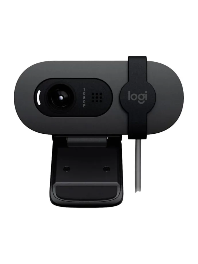 Webcam mit Klemm-Halterung 100 Full HD-Webcam 1920 x 1080 Pixel in Schwarz