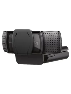 Webcam Pro Full HD 1080p - Glasobjektiv mit 78° Sichtfeld in Schwarz