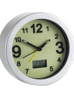 Wecker in Weiß - Ø 9,5 cm
