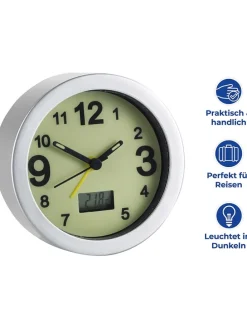 Wecker in Weiß - Ø 9,5 cm