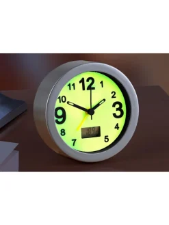 Wecker in Weiß - Ø 9,5 cm