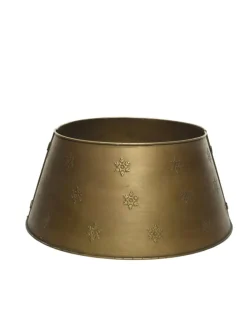 Weihnachtsbaumrock Abdeckung für Baumständer D: 57cm in gold