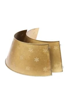Weihnachtsbaumrock Abdeckung für Baumständer D: 70cm in gold