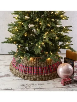 Weihnachtsbaumrock aus Seegras Abdeckung für Baumständer D: 57cm in natur