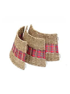 Weihnachtsbaumrock aus Seegras Abdeckung für Baumständer D: 57cm in natur