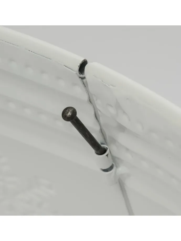 Weihnachtsbaumrock Schneeflocken Abdeckung für Baumständer D: 57cm in weiß