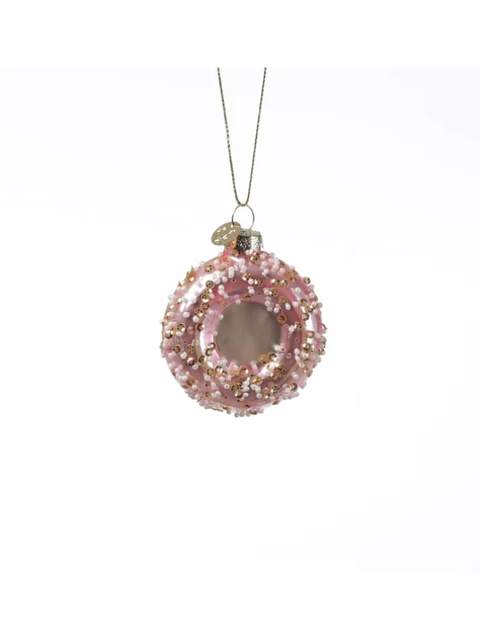 Weihnachtsbaumschmuck Donut Erdbeere Schokolade in bunt