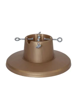 Weihnachtsbaumständer Baumhöhe bis 2,1m mit Wassertank in gold