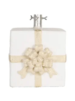 Weihnachtsbaumständer in Weiß/ Beige - (B)26 x (H)24 x (T)33 cm