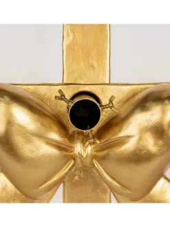 Weihnachtsbaumständer in Weiß/ Gold - (B)36 x (H)35 x (T)33 cm