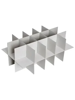 Weihnachtskugelbox in Rot - (B)58 x (H)25 x (T)36 cm