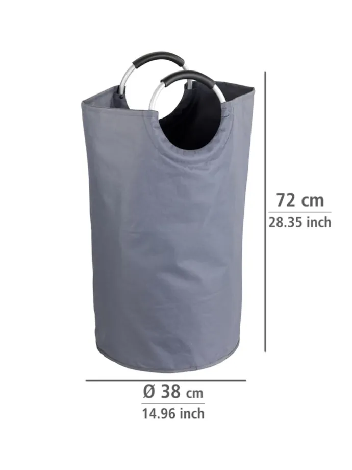 Wenko Wäschesammler in grau