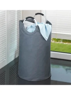 Wenko Wäschesammler in grau