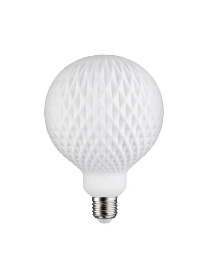 White Lampion Filament 230V LED Globe F