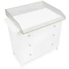 Wickelaufsatz für IKEA Hemnes Kommoden - in weiss