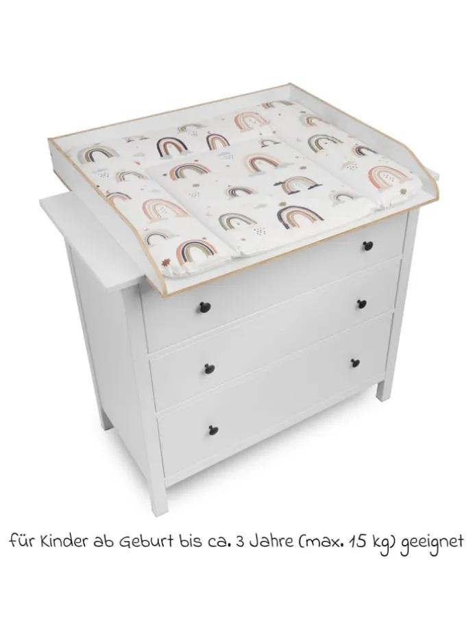 Wickelaufsatz für IKEA Hemnes Kommoden - in weiss