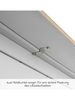 Wickelaufsatz für IKEA Hemnes Kommoden - in weiss