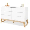 Wickelkommode "Bridge" in Weiß - (B)146 x (H)101 x (T)77 cm