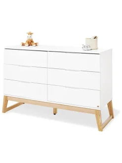 Wickelkommode "Bridge" in Weiß - (B)146 x (H)101 x (T)77 cm