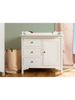 Wickelkommode "Chalet" in Weiß - (B)103 x (H)103 x (T)58 cm