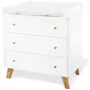 Wickelkommode "Pan" in Weiß - (B)100 x (H)101 x (T)78 cm