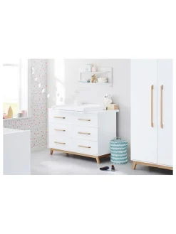 Wickelkommode "Riva" in Weiß - (B)140 x (H)105 x (T)78 cm