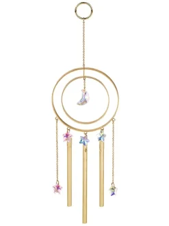 Windspiel "Omm for you" in Gold/ Bunt