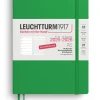 Wochenkalender & Notizbuch in Grün - A5, DE