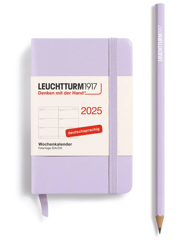 Wochenplaner in Lila - A7