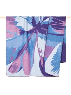 Wohndecke "Flower" in Lila