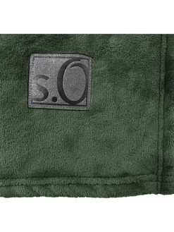 Wohndecke in dunkelgrün