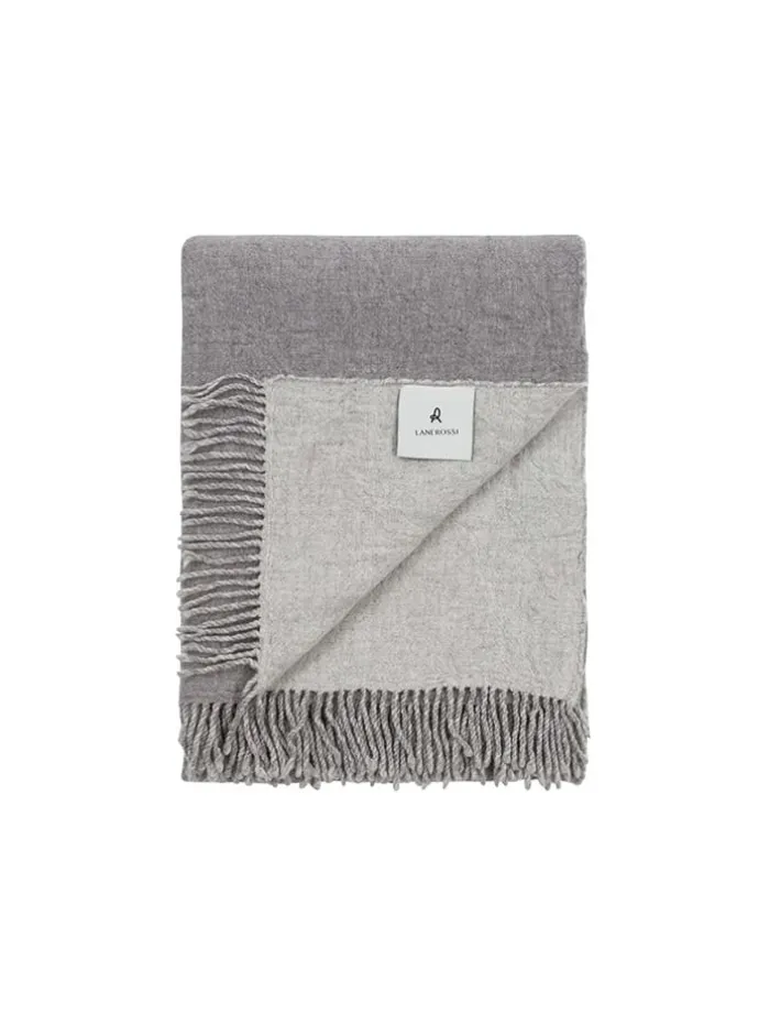 Wohndecke in Grau/ Anthrazit - (L)180 x (B)130 cm