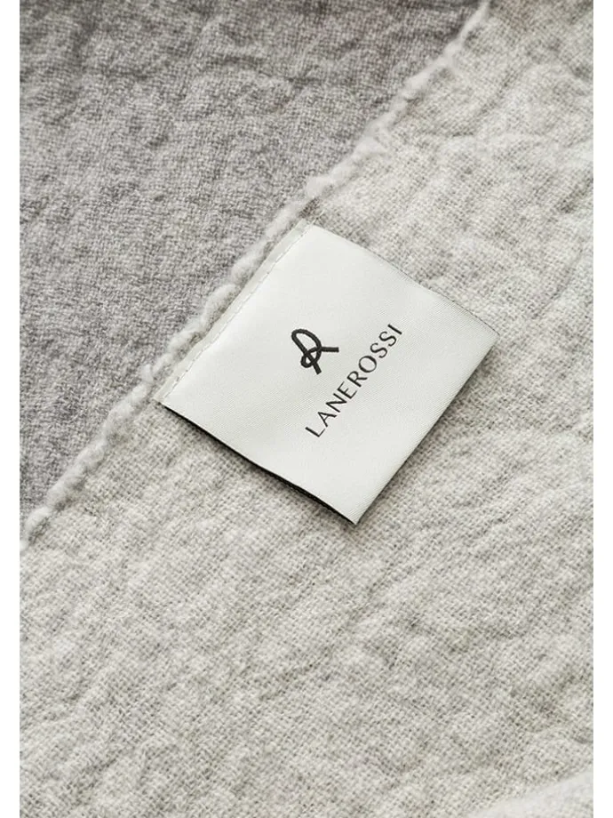 Wohndecke in Grau/ Anthrazit - (L)180 x (B)130 cm