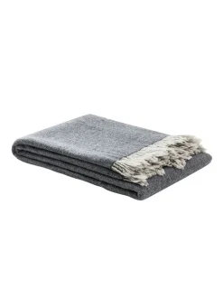 Wohndecke in Grau/ Anthrazit - (L)180 x (B)130 cm