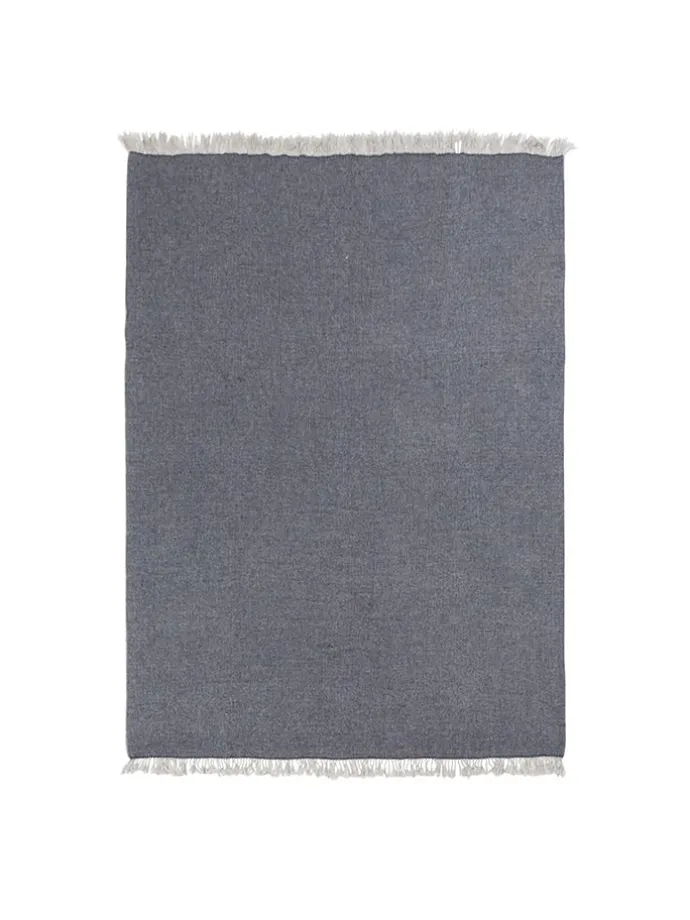 Wohndecke in Grau/ Anthrazit - (L)180 x (B)130 cm