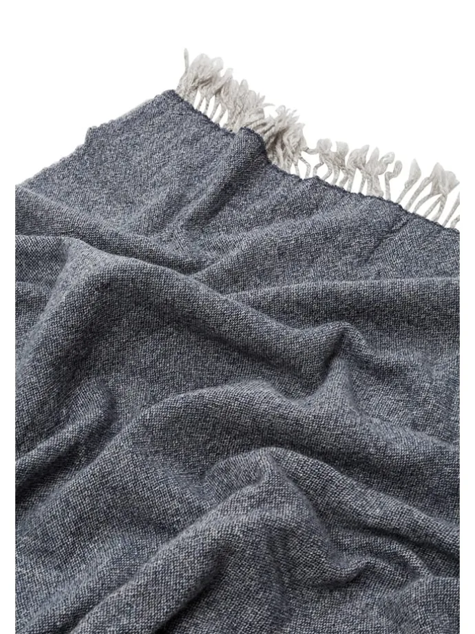 Wohndecke in Grau/ Anthrazit - (L)180 x (B)130 cm