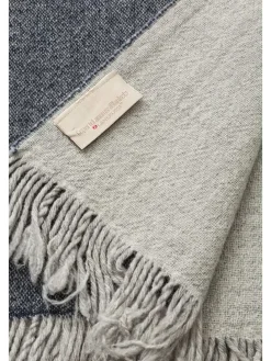 Wohndecke in Grau/ Anthrazit - (L)180 x (B)130 cm