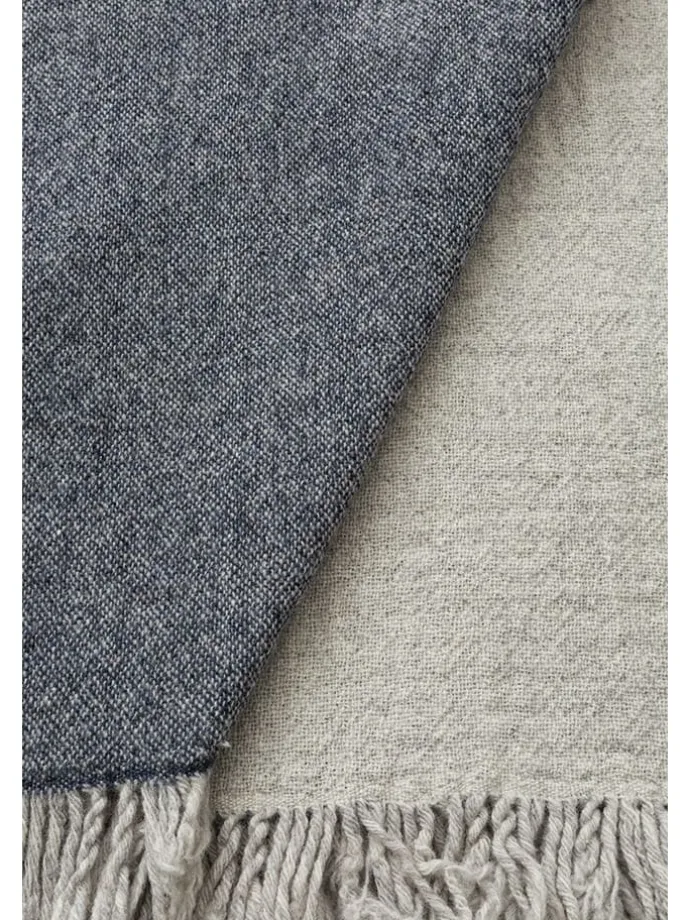 Wohndecke in Grau/ Anthrazit - (L)180 x (B)130 cm