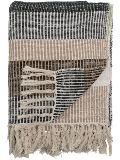 Wohndecke ''Isnel'' in Beige/ Braun - (L)160 x (B)130 cm