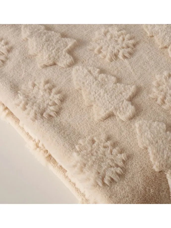 Wohndecke ''Naina'' in Beige - (L)200 x (B)150 cm