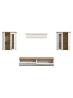 Wohnkombination (B/H/T: 336x161x40 cm) in Sibiu Lärche Nachbildung