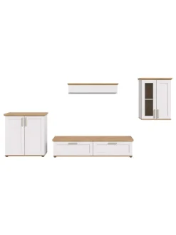 Wohnkombination (B/H/T: 336x161x40 cm) in Sibiu Lärche Nachbildung